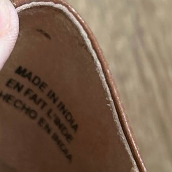 Seychelles Brown Leather Catch Me Lug Sole Platform Chunky Buckle Loafers 9.5 - Picture 11 of 11